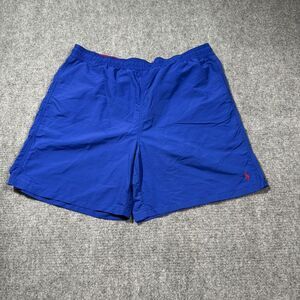 Polo Ralph Lauren Swim Trunks Mens XL Tall Big Blue Red Shorts Pony